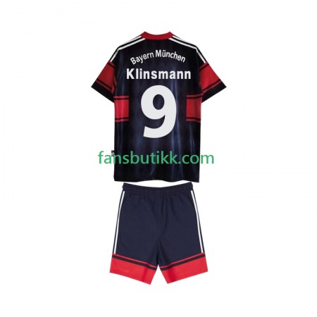 Fotballdrakt Bayern München Klinsmann 9 1999 Barn Retro Hjemmetrøye 1997 Kortermet